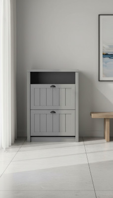 Schongestell Schaf Kommod Holz Massiv Miwwel Schouregal Regal Garderob nei