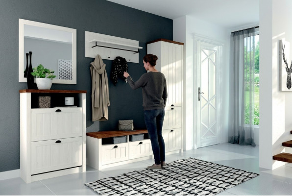 Garderobeset Holz Späicher Diergarderob 5 Stéck Nei Gang Garderoben Diele Set