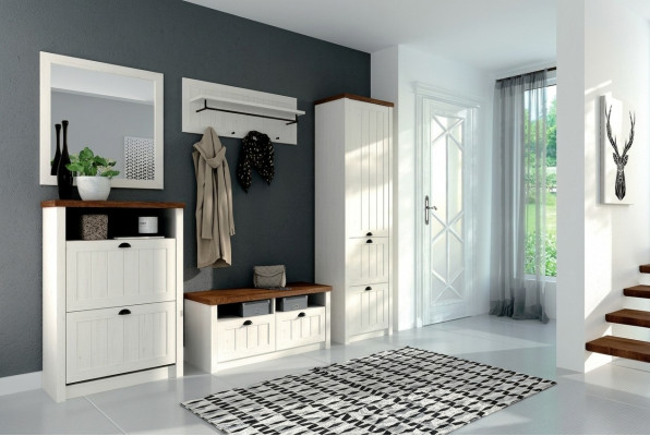 Garderobeset Holz Späicher Diergarderob 5 Stéck Nei Gang Garderoben Diele Set