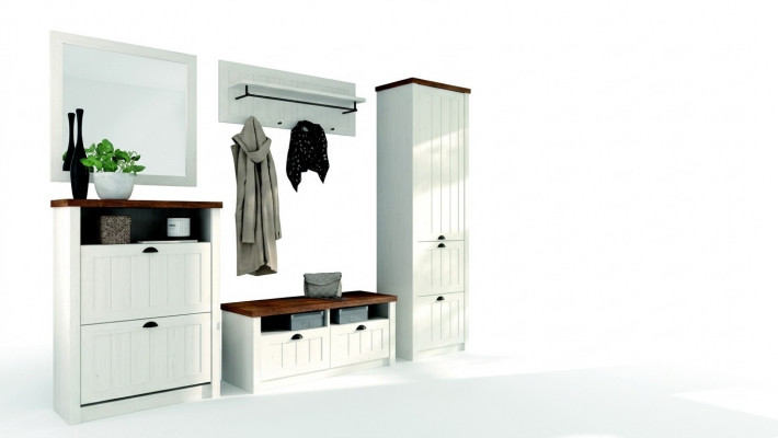 Garderobeset Holz Späicher Diergarderob 5 Stéck Nei Gang Garderoben Diele Set