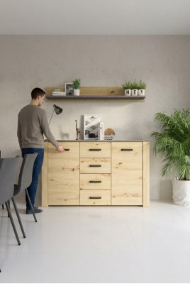 Design Kommode Miwwel Sideboard Klassesch Wunnzëmmer Holz Modern Luxus NEI