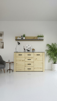 Design Kommode Miwwel Sideboard Klassesch Wunnzëmmer Holz Modern Luxus NEI