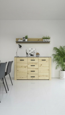 Design Kommode Miwwel Sideboard Klassesch Wunnzëmmer Holz Modern Luxus NEI