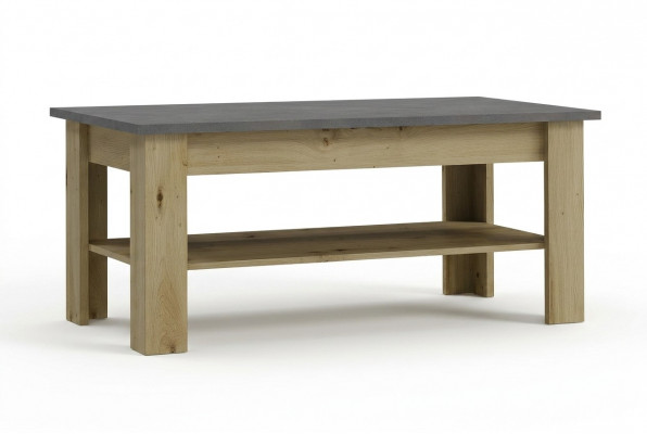 Holzdësch Couchtischen aus Holz Wunnzëmmer Miwwelen 120x60cm Couchtisch Dëscher Dësch