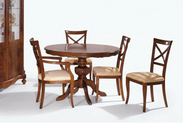 Massivholz Designdësch Miwwelen Holz Iesszëmmer Wunnzëmmer klassesch Iesszëmmer nei