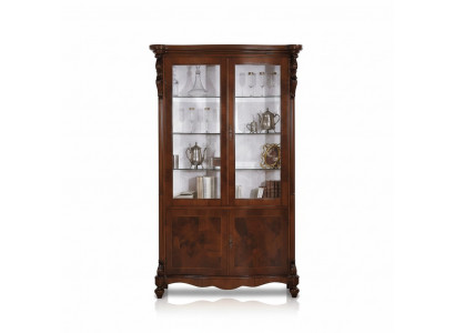 Luxus Schaf Holz Miwwelen Schief Vitrin Regal Akteschaf Glasschaf Antik