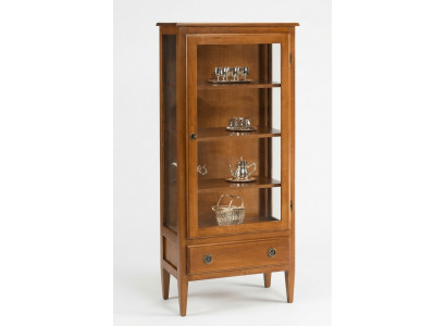 Vitrin Kommode Schaf Regal Modernen Stil Wunnzëmmer Glasschaf Vitrine Nei