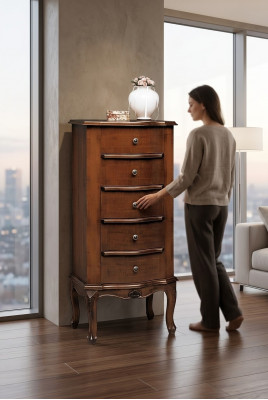 Kommode mat Tirangen Sideboard Anrichte Holz Tirangschaf Schaf Miwwelen