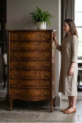 Héichschaf Kommoud Miwwelen Späicher Regal Schaf Kommouden Sideboard Holz Nei