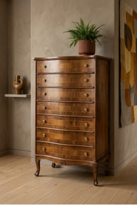 Héichschaf Kommoud Miwwelen Späicher Regal Schaf Kommouden Sideboard Holz Nei