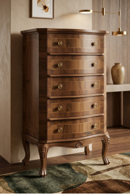 Héichschaf Kommode Miwwelen Späicheren Regal Schaf Sideboard Holz Nei Kommoden