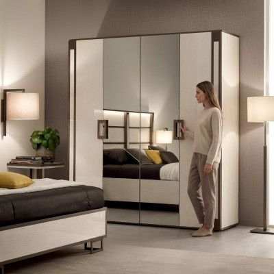 Luxus Kleederschaf Design Kleederschief Ariichtung Holz Italienesch Miwwelen