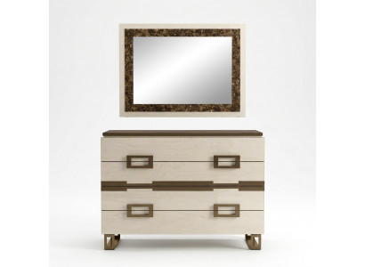 Set Kommode Spigel Holz Kommoden Kommodeschaf Design Modern Grupp Miwwelen