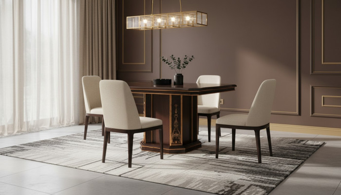 Iessdësch Holzdësch Holz Dëscher Dësch Iesszëmmer Design Luxus Miwwelen arredoclassic