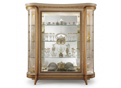 Vitrin Schaf Vitrine Wunnzëmmer Schief Schau Design Italienesch Miwwelen Nei