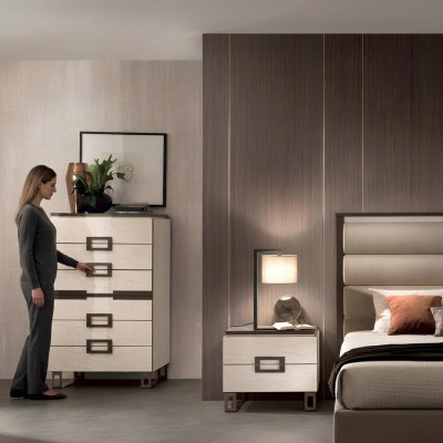 Héich Kommod Sideboard Kommoden 6 Schiefcher Héichschaf Schaf Holz Miwwelen Nei