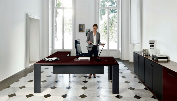Design Schreifdësch Italienesch Miwwel Ariichtung Dësch Computermiwwel Frezza