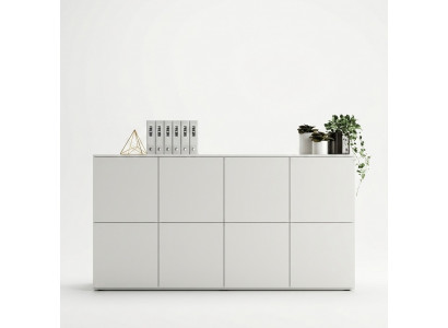 Kommode Sideboard Press Highboard Kommode Wäiss Schafsalën Wunnzëmmer Holz Nei