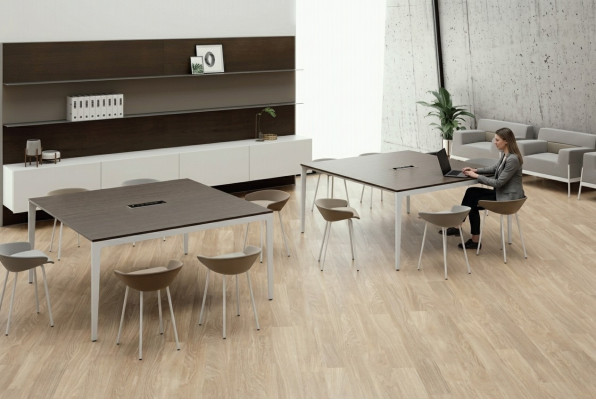 Konferenzdësch modernen Bürodesk Diskussiounsdësch Büro Miwwelen Büro Dëscher Miwwelen