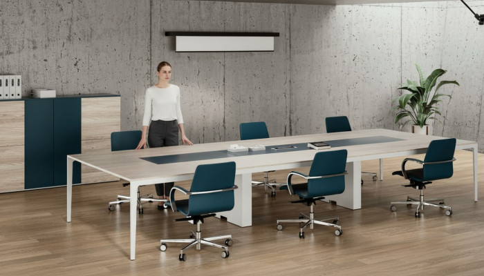 Bürosmiwwel Besprechungsdësch Konferenzdësch Büro Dësch Büroausstattung Reunioun