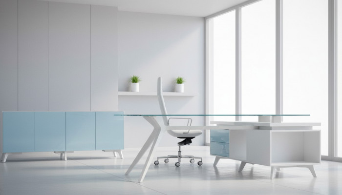 Kommode Modern Sideboard Blo Anrichte Schaf Akteschaf Büro Glas Frezza Neit