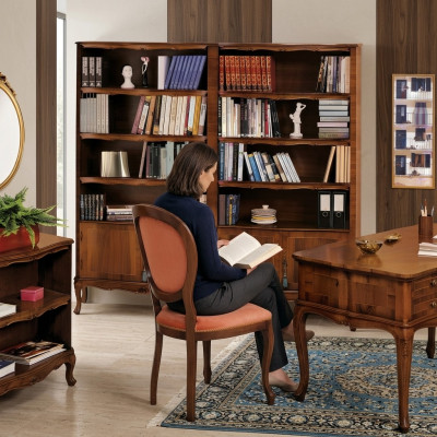 Bicherregal Holzregal Fräistinnend Büroregal Elegantes brongt Bicherregal Neit
