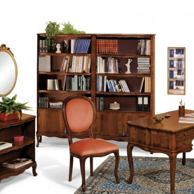 Bicherregal Holzregal Fräistinnend Büroregal Elegantes brongt Bicherregal Neit
