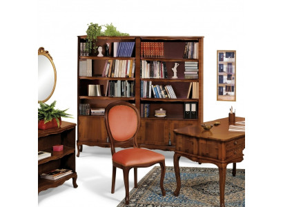 Bicherregal Holzregal Fräistinnend Büroregal Elegantes brongt Bicherregal Neit