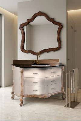 Design Buedzëmmer Miwwel 2tlg. Set Garnitur Schaf Wäschbecken Beliichtung
