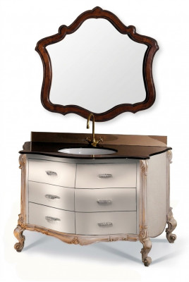 Design Buedzëmmer Miwwel 2tlg. Set Garnitur Schaf Wäschbecken Beliichtung