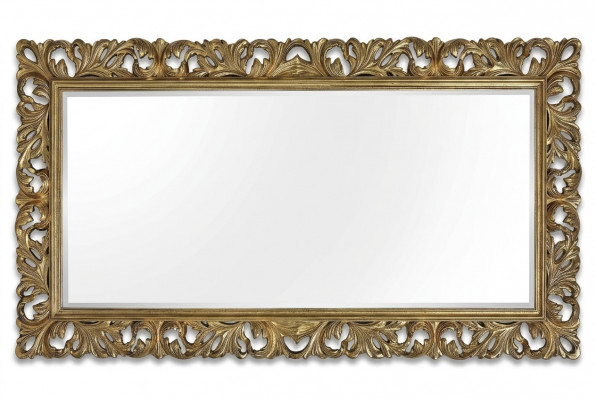Italienesch Klassesch Designer Spigel Miwwelen Wandspeigel Holz - Modell 1576