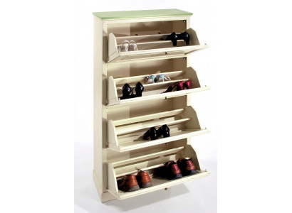 Schongestell 4-Fächer Kommode Massiv Holz Miwwel Schongkipper Schongregal Regal Nei