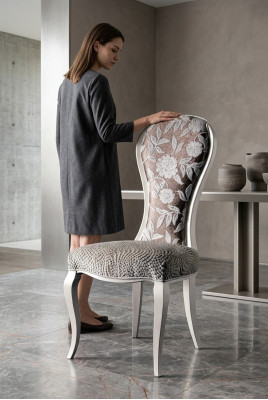 Polsterstull Royal Still Iesszëmmerstull Bürostell Modernen Fauteuil Stull Design