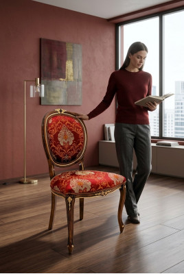 Miwwelen Still Iesszëmmerstull Bürostrull Neit Fotell Stull Design Gepolsterte Stull Luxus