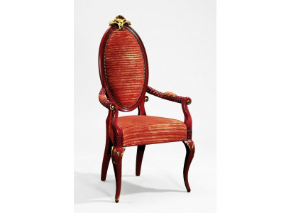 Designer Holz Still Polsterschair Wunnzëmmerstull Iesszëmmerstull mat Armleedem.