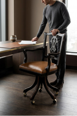 Designer Miwwel Büro Chef Dréibare Luxus Büro Still Sëtz Still Gefierzt Nei