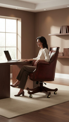 Büro Ariichtung Office Nei Stull Bürostrull Dréistull Fauteuil Still Chefsessel