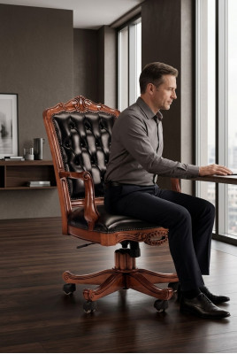 Bürosmiwwel Sëtzmiwwel Dréistill Chefsessel Fauteuil Stull Büro Dréistull Lieder Nei