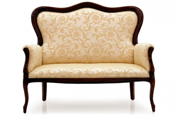 Sofa Zweesëtzer 2 Sëtzer Klassesch Polster Nei Couchen Bank Canapé Sofa Miwwel