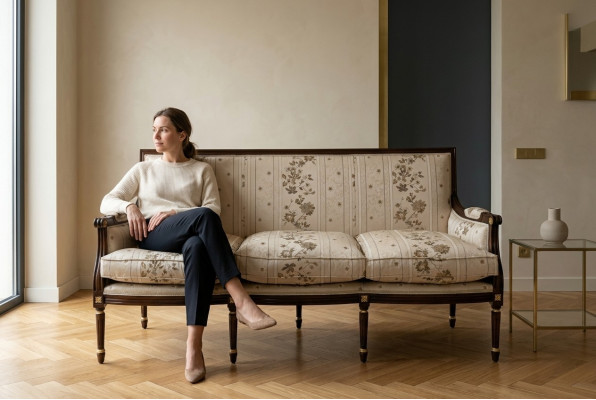 Design Këssen Luxus Sëtz Sofa Canapé Textil Sofa 3 Sëtz Textil Dräi-Sëtz.