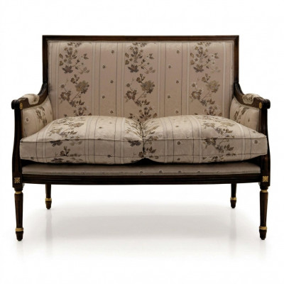 Zweeka-Sofa Couch Klassesch Nei Polster Textil Couchen Textilsofa