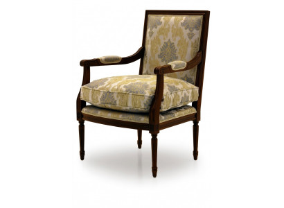 Luxus Design Miwwel Still Art déco Design Fauteuil Textil Wunnzëmmer Lounge Nei