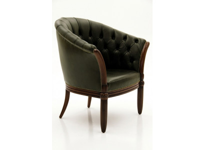 Luxus Design Miwwelen Still Klassesch Design Fauteuil Textil Wunnzëmmer Lounge Nei