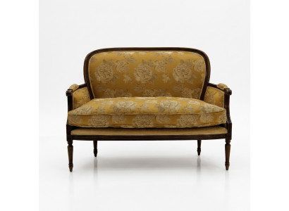 Canapé 2 Sëtzer Design Canapéen Polster Couchen Textil Relax Klassesch Zweesëtzer Nei