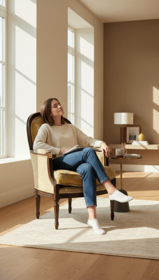 Wunnzëmmer Lounge Luxus Design Miwwelen Still Nei Modernen Design Fauteuil Textil