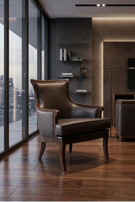 Wunnzëmmer Design Sessel Einsitzer Sofa Couch Lounge Club 1 Sëtzer Lehnstull