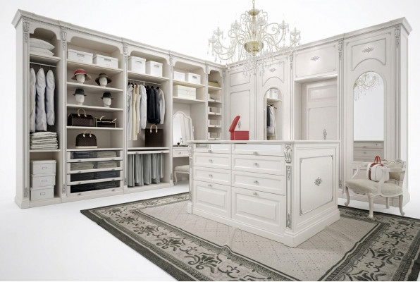 Walk-in Kleeder Schaf Luxus Klassesch Garderobe Vestiaire Moossanfertigung