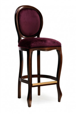 Barhocker Stull Fauteuil Bar Hausbar fir Theken Comptoir Barchiver Klassesch Miwwelen