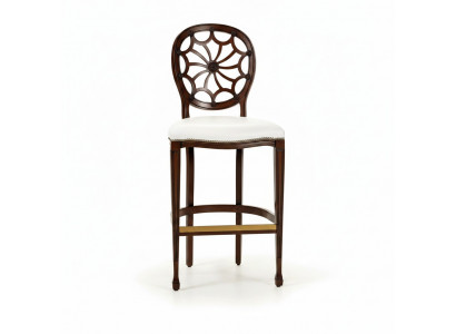 Polster Still Lounge Club Luxus Holz Sessel Design Stull Bar Hocker Barhocker