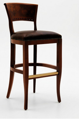 Hocker Barhocker Kinneken Polster Klassesch Samt 1 Sëtz Antik Stil Stull